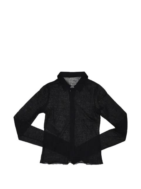 jacquard slim fit jersey shirt by ANN DEMEULEMEESTER