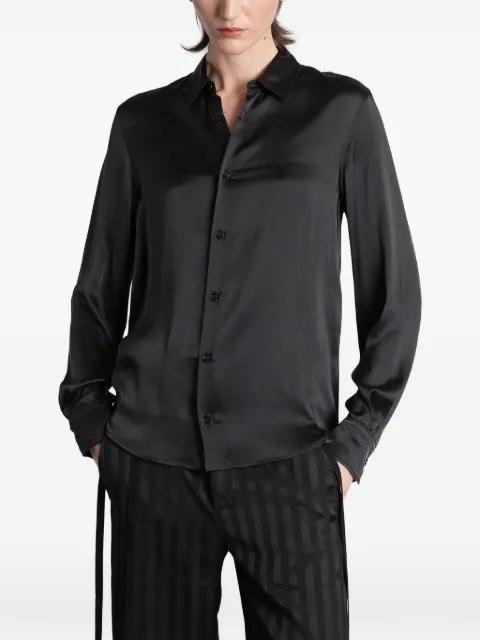 lace-up detail long-sleeve shirt by ANN DEMEULEMEESTER