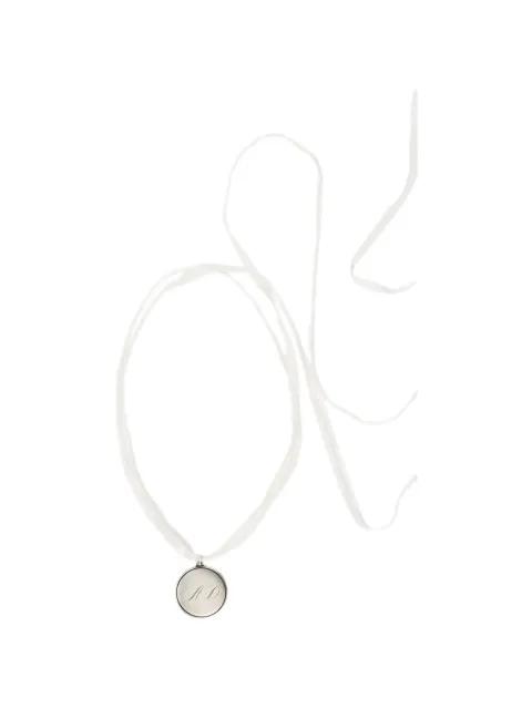 monogram pendant necklace by ANN DEMEULEMEESTER