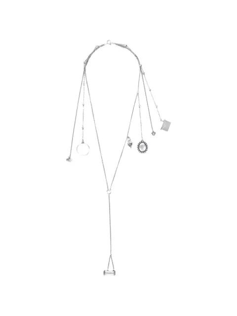 multi-charm necklace by ANN DEMEULEMEESTER