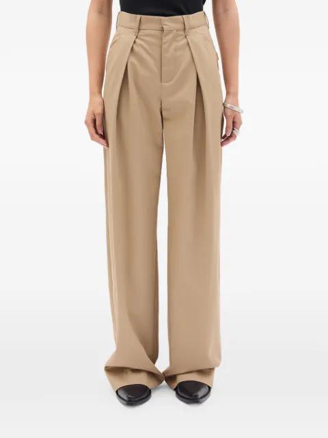pleated wide-leg trousers by ANN DEMEULEMEESTER