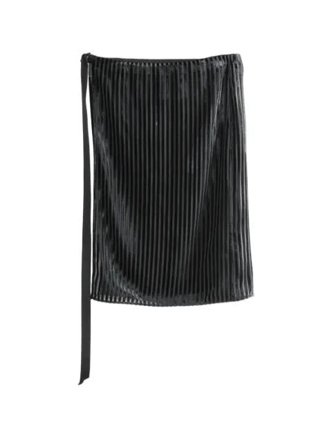 pleated wrap-style shorts by ANN DEMEULEMEESTER