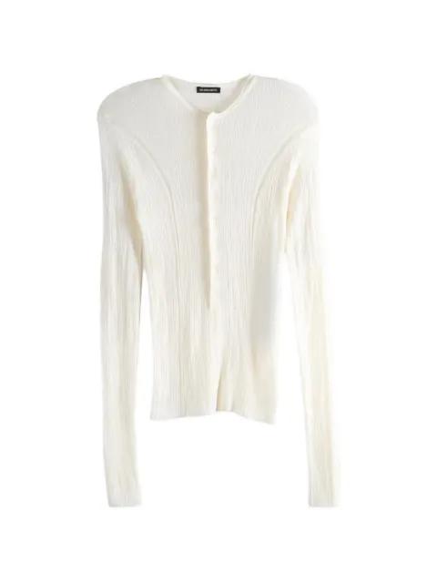 ribbed-knit long-sleeve T-shirt by ANN DEMEULEMEESTER