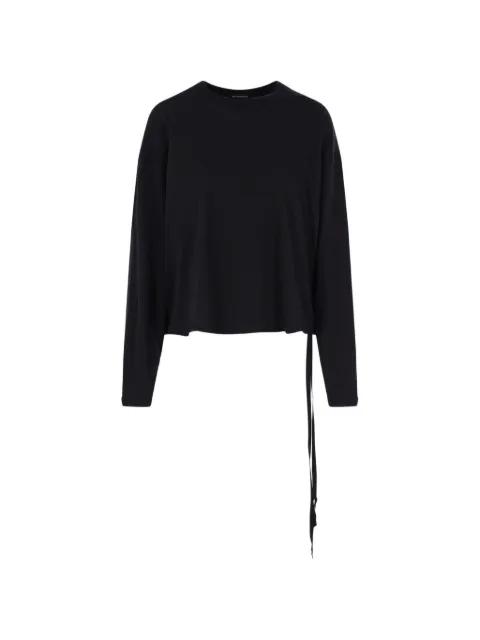 tie-detail T-shirt by ANN DEMEULEMEESTER