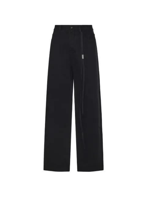 tie-detail trousers by ANN DEMEULEMEESTER