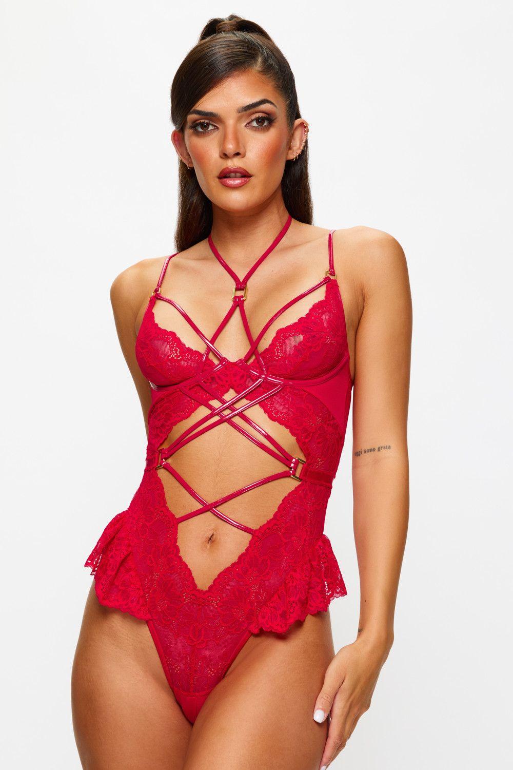 Affectionate Lace Crotchless Lingerie Body by ANN SUMMERS