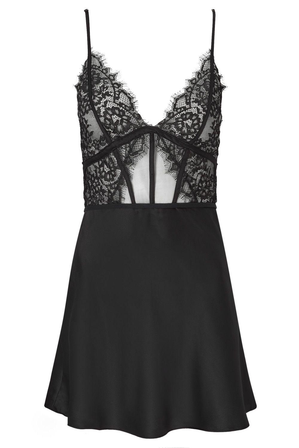 Ce Soir Satin Lace Chemise Lingerie by ANN SUMMERS