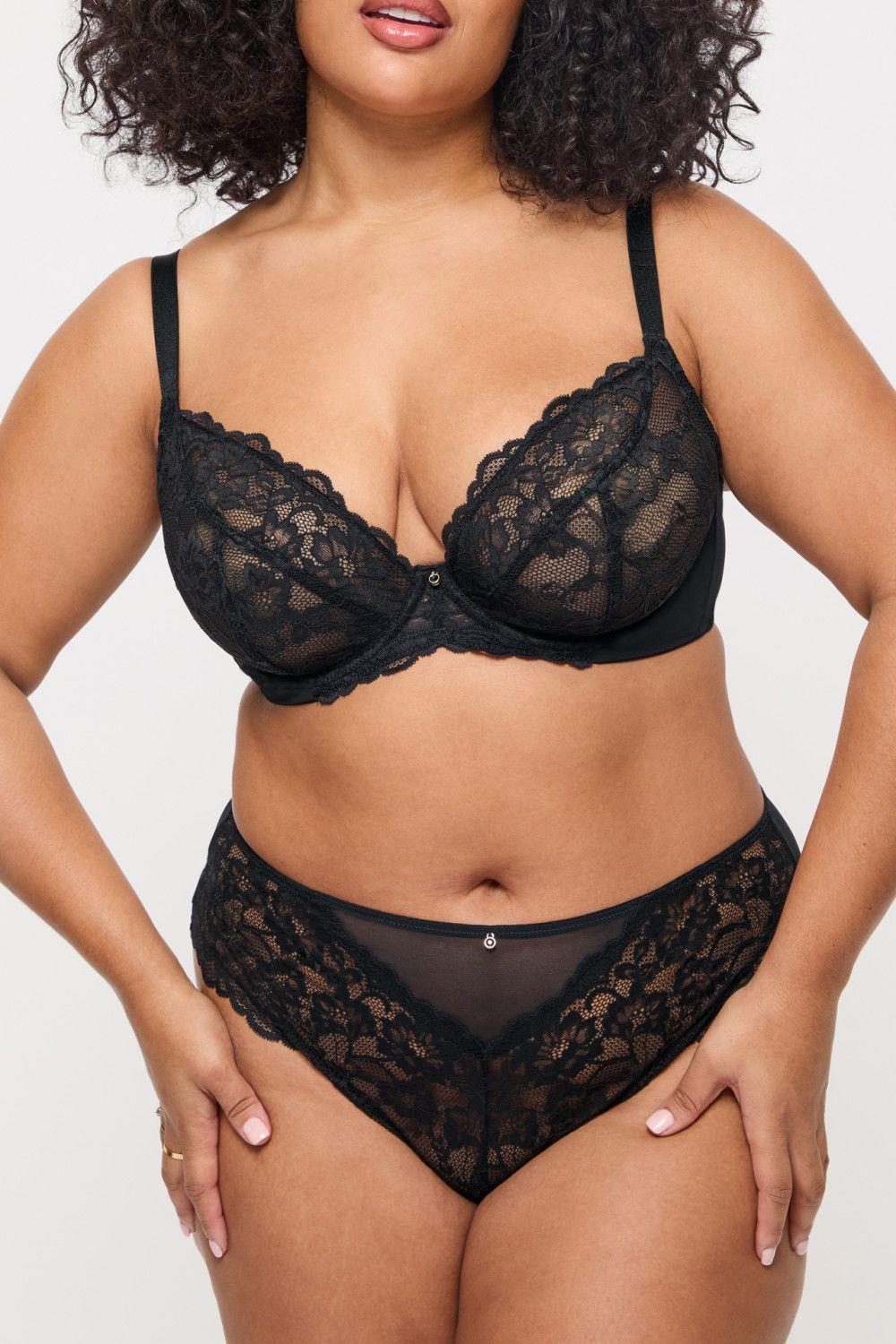 Sexy Lace Fuller Bust Non Padded Plunge Bra by ANN SUMMERS