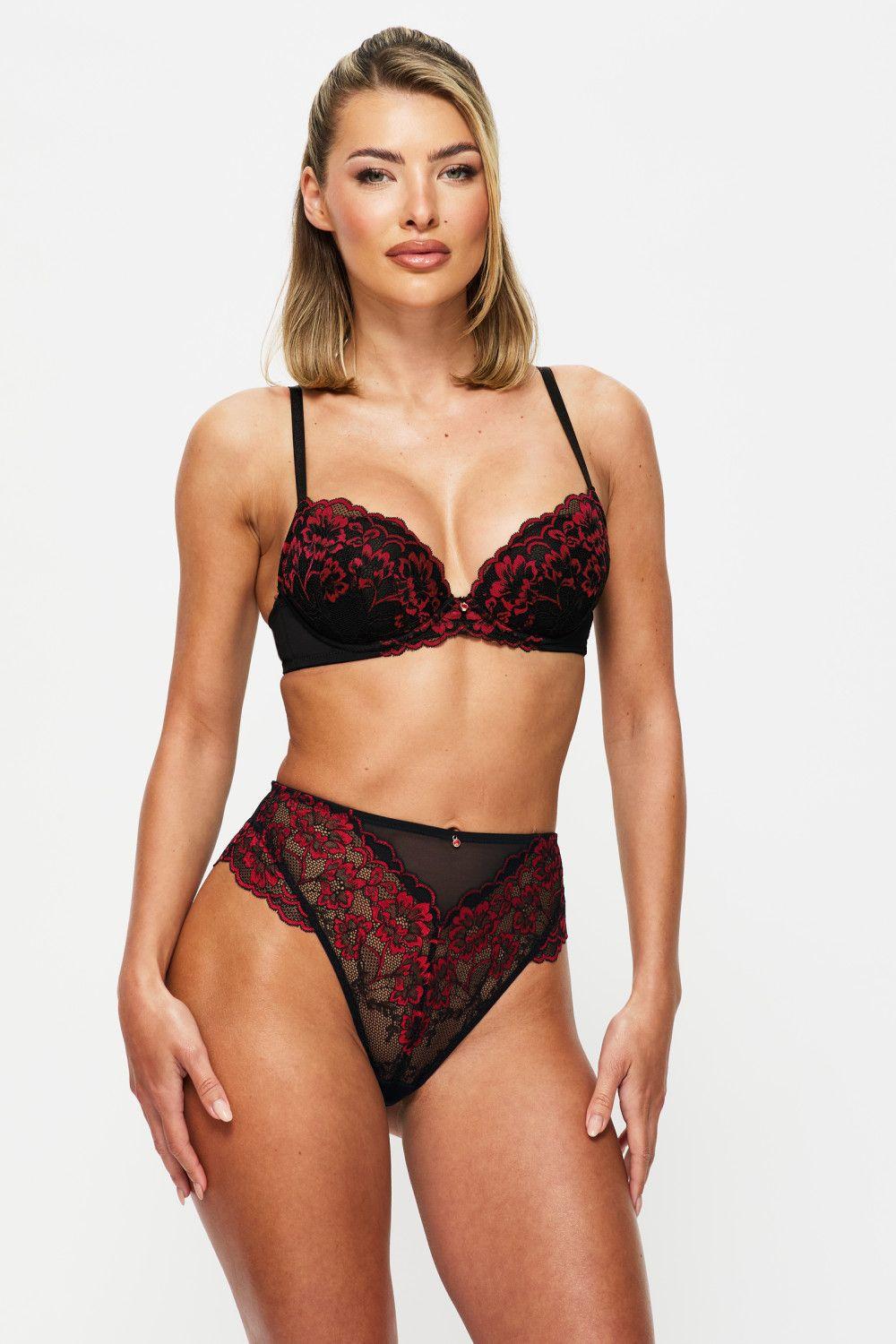 Sexy Lace High Waisted Brazilian Knickers by ANN SUMMERS Sexy Lace High Waisted Brazilian Knickers by ANN SUMMERS