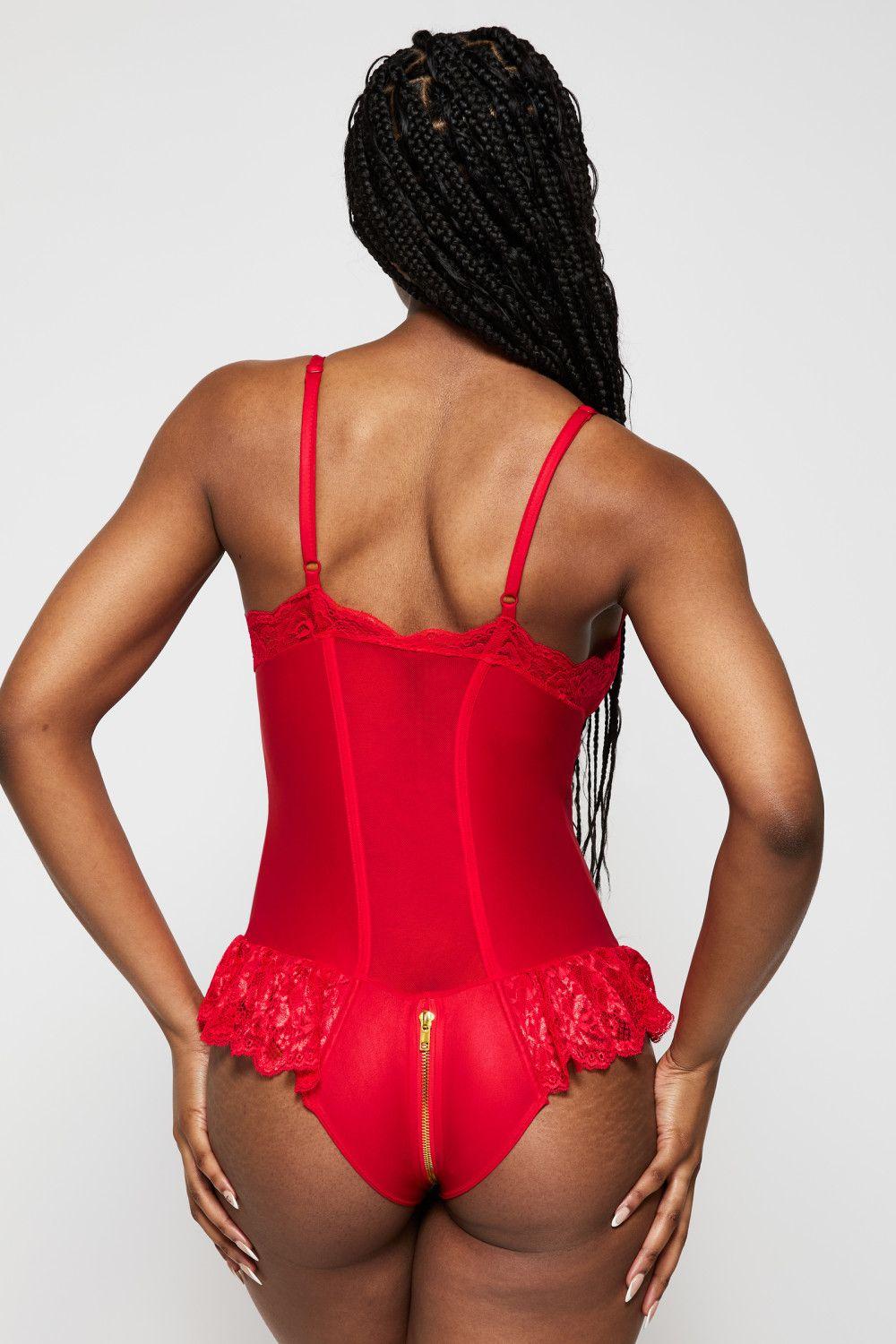 Tasha Crotchless Teddy by ANN SUMMERS