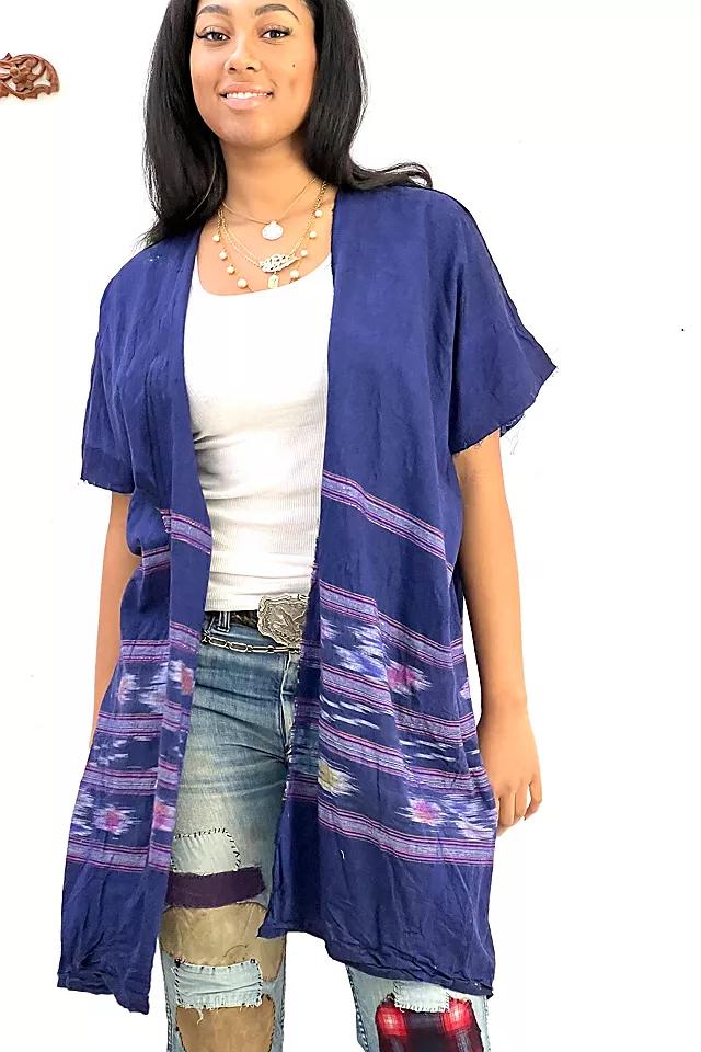 Anna Corinna Hand Woven Dusk Ikat Jacket by ANNA CORINNA | FREE PEOPLE