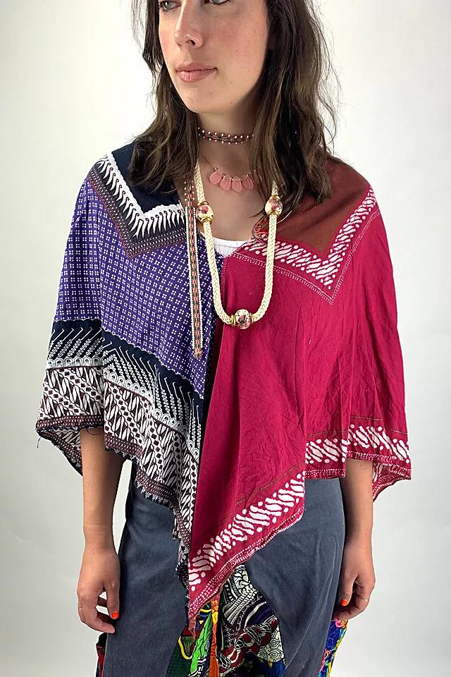 Anna Corinna Mix Matched Poncho Top by ANNA CORINNA | FREE PEOPLE