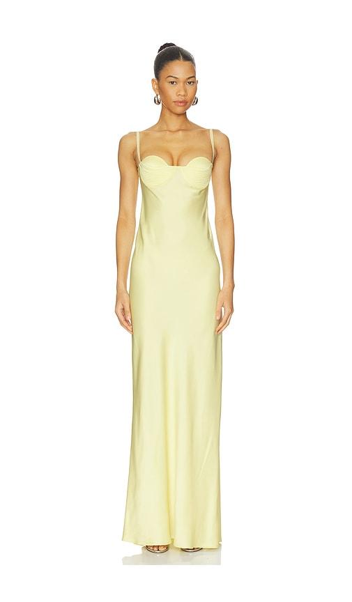 Anna October Levi Maxi Dress in Yellow by ANNA OCTOBER