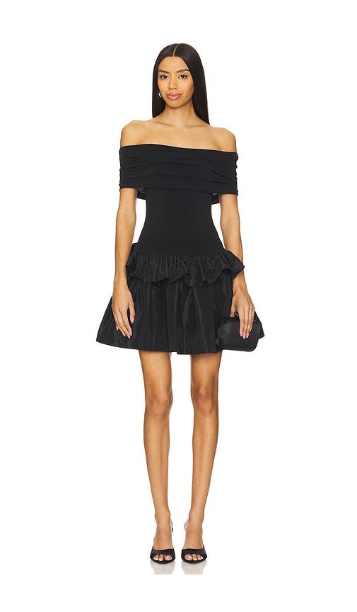 Anna October Lourdes Mini Dress in Black by ANNA OCTOBER