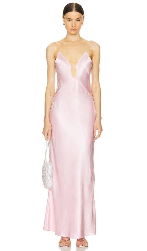 Anna October Terrin Maxi Dress in Pink by ANNA OCTOBER