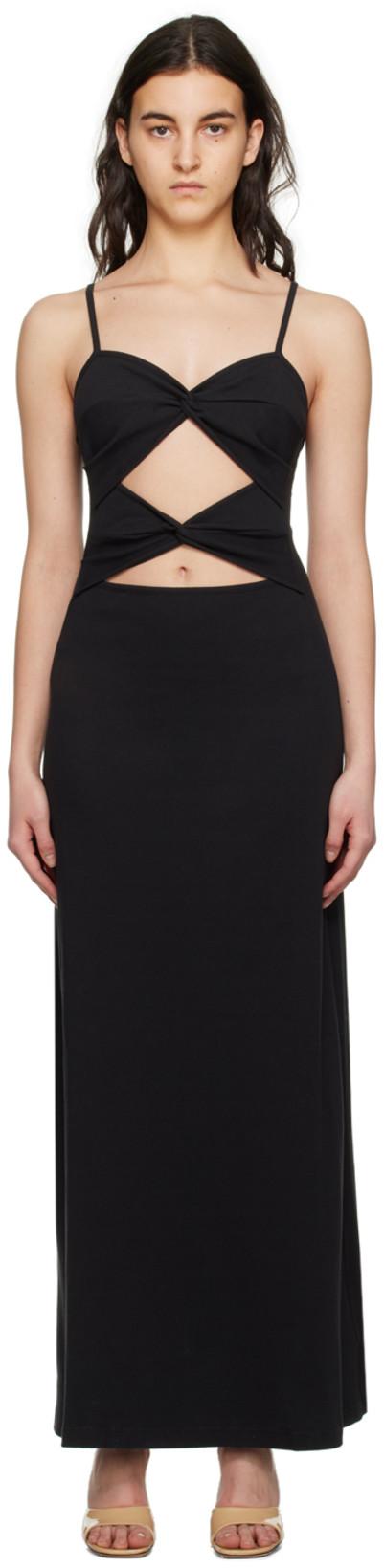 Black Natalia Maxi Dress by ANNA QUAN