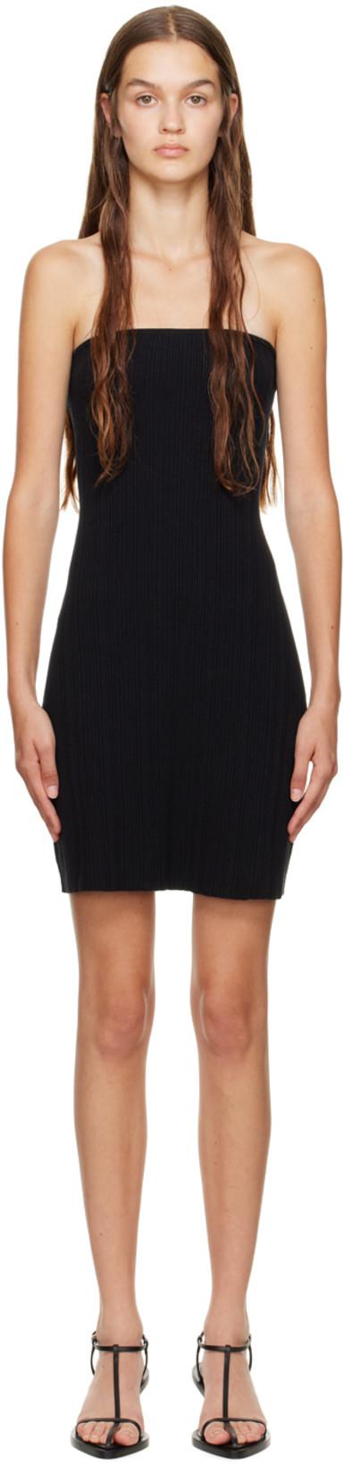 Black Poppy Minidress by ANNA QUAN