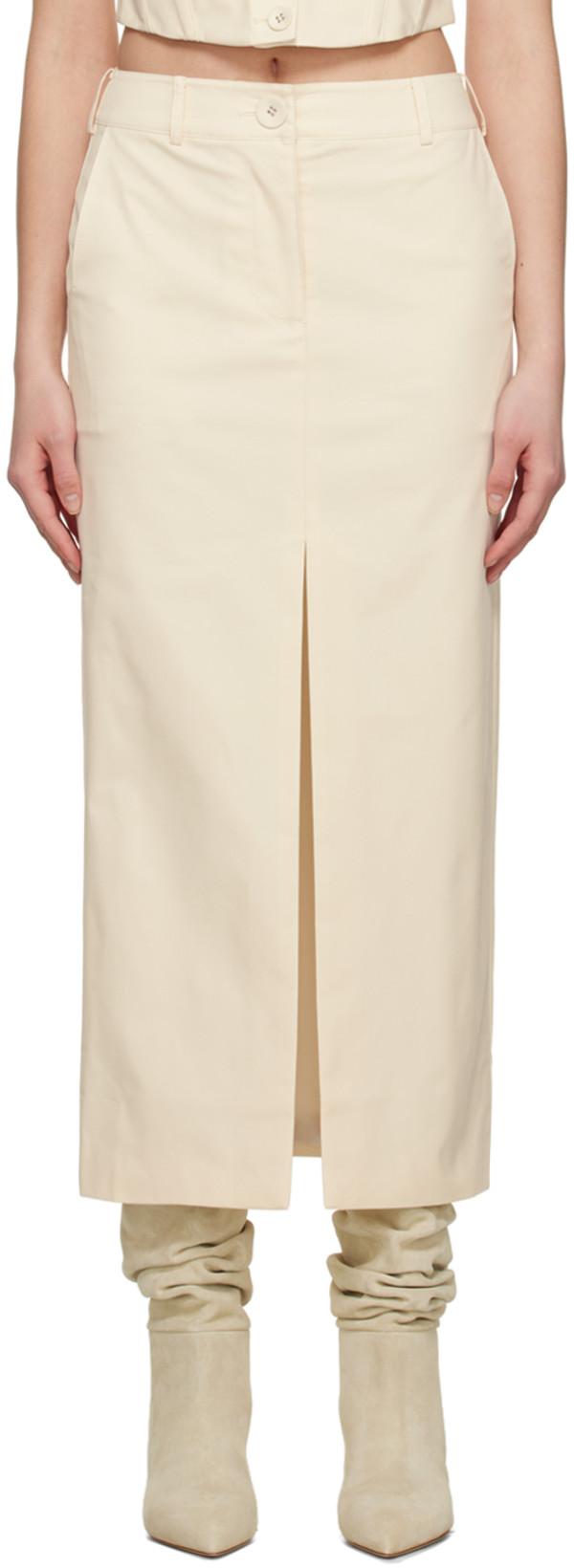 Off-White Maevis Maxi Skirt by ANNA QUAN
