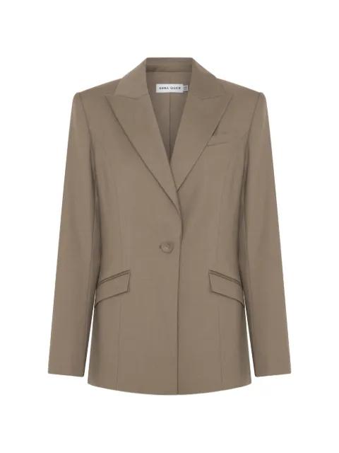 Willow peak-lapels blazer by ANNA QUAN