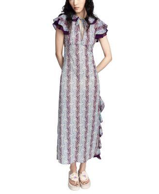 Ombre Ribbons Cotton Ruffle Dress by ANNA SUI