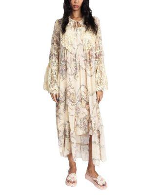 Spirit Bloom Chiffon Peignoir by ANNA SUI