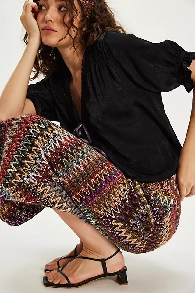 Anna Sui Asymmetrical Knit Skirt by ANNA SUI | FREE PEOPLE