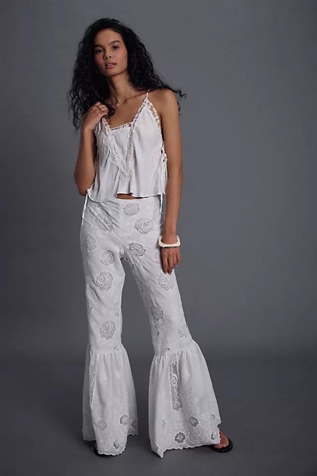 Anna Sui Cottage Rose Lace Pants by ANNA SUI | FREE PEOPLE