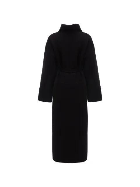 Noir Classique belted coat by ANNAFOXY