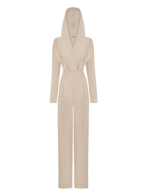 draped jumpsuit by ANNAFOXY