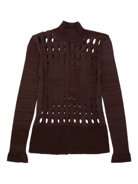 cut-out knit sweater by ANNE ISABELLA
