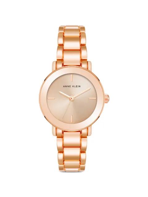 round-case 36mm watch by ANNE KLEIN
