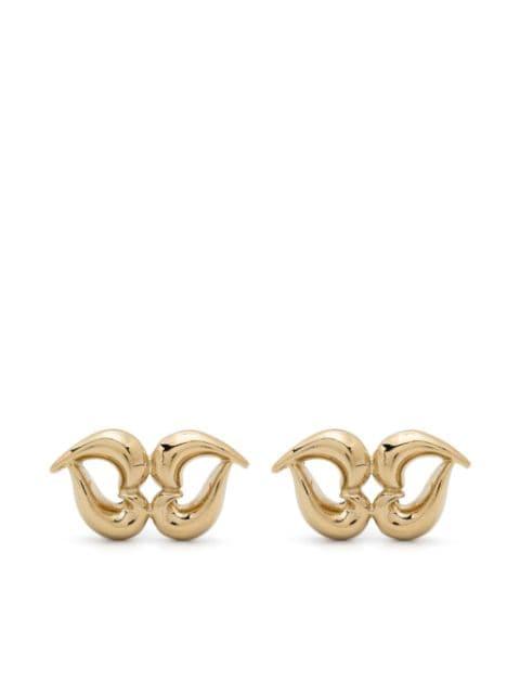 Double Amor earrings by ANNELISE MICHELSON