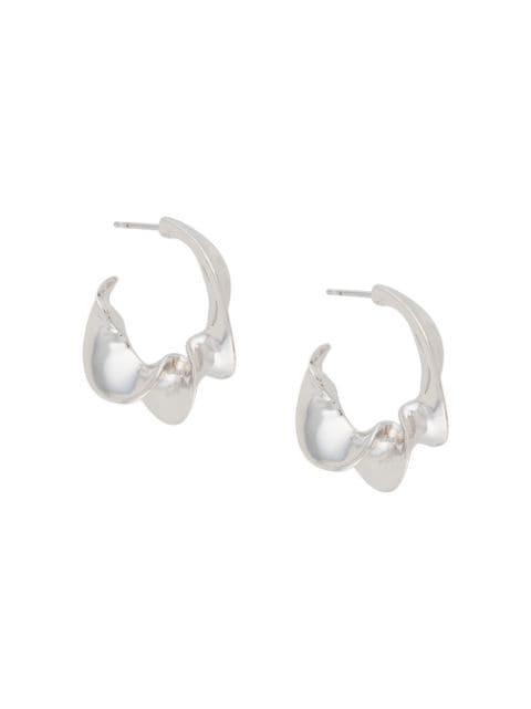 Vertigo hoop earrings by ANNELISE MICHELSON