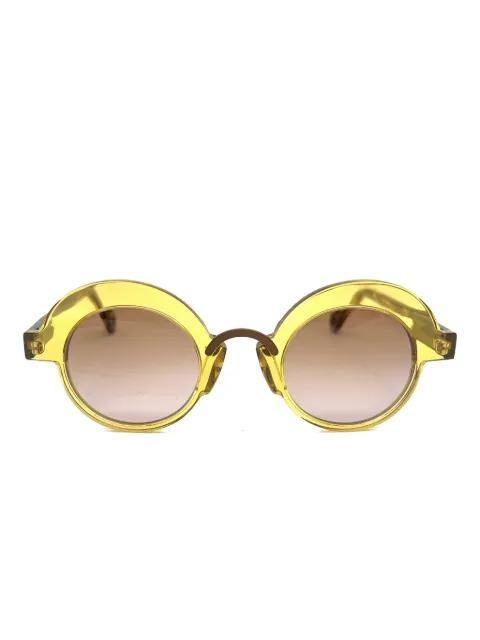 metal round-frame sunglasses by ANNE&VALENTIN