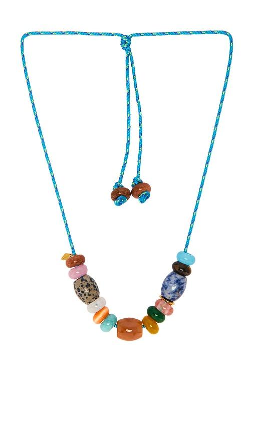 ANNI LU Poolside Necklace in Blue by ANNI LU