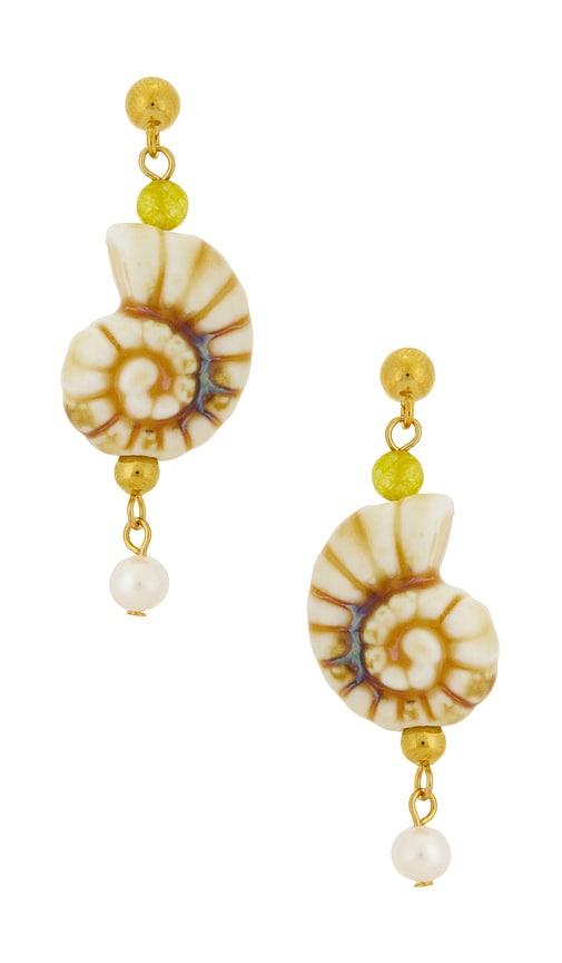 ANNI LU Seaside Earring in Cream by ANNI LU
