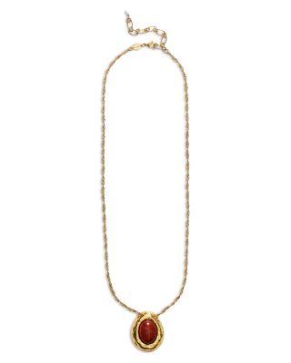 Cherry On Top Red Jasper Pendant Necklace by ANNI LU