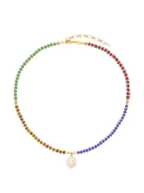 Magic Moments striped beaded necklace by ANNI LU