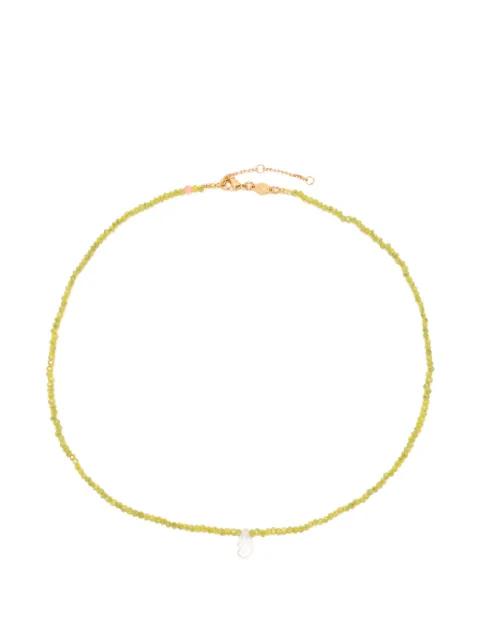 beaded pendant necklace by ANNI LU