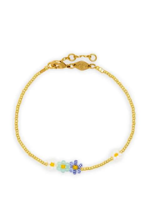 soft blue flower bracelet by ANNI LU