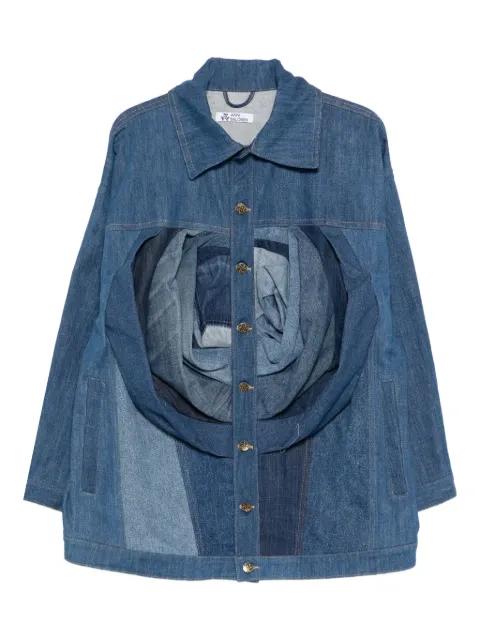 rose-detail button-fastening jacket by ANNI SALONEN