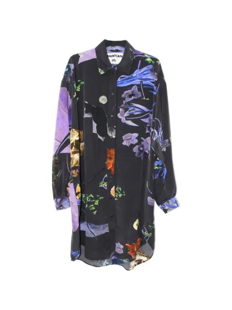 floral-print shirt by ANNTIAN