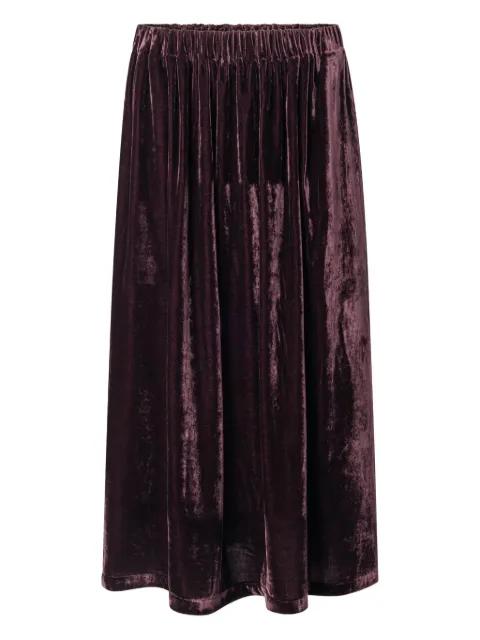 velvet long skirt by ANNTIAN