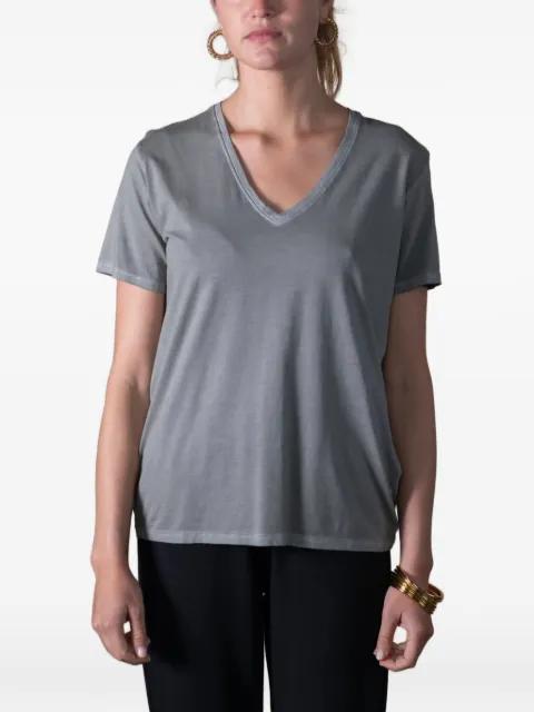 Romy faded V-neck short-sleeve T-shirt by ANONYM APPAREL