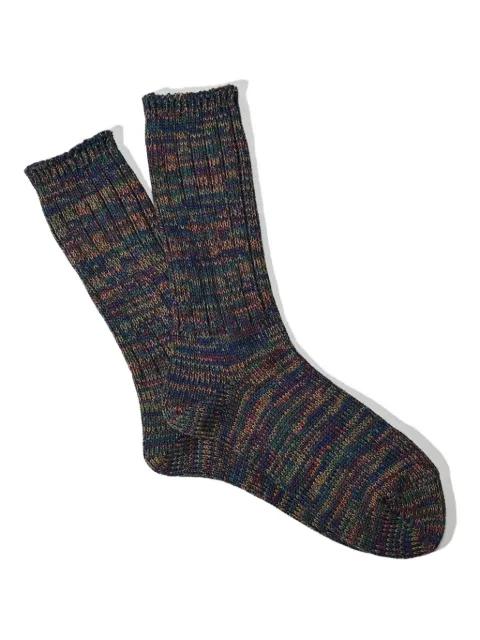 5Color Mix Crew socks by ANONYMOUS ISM