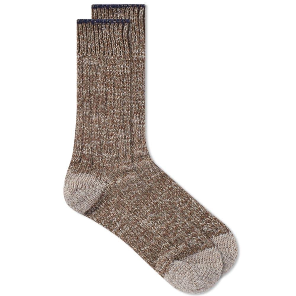 Anonymous Ism Boucle Nep Trim Crew Sock by ANONYMOUS ISM