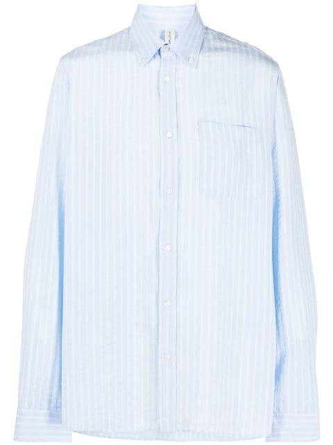 1.0 stripe-pattern shirt by ANOTHER ASPECT