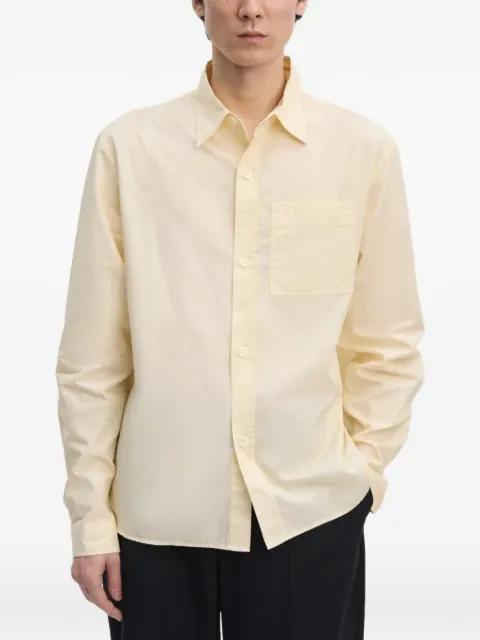 chest-pocket striped shirt by ANOTHER ASPECT