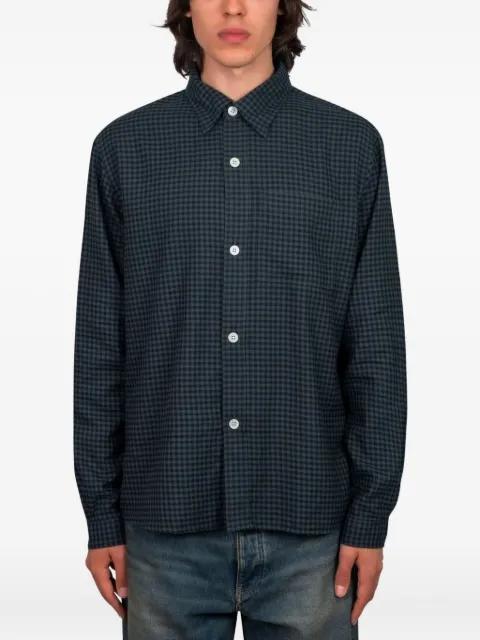 gingham-check shirt by ANOTHER ASPECT