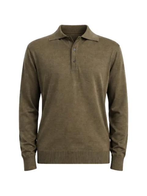 long-sleeve polo shirt by ANOTHER ASPECT